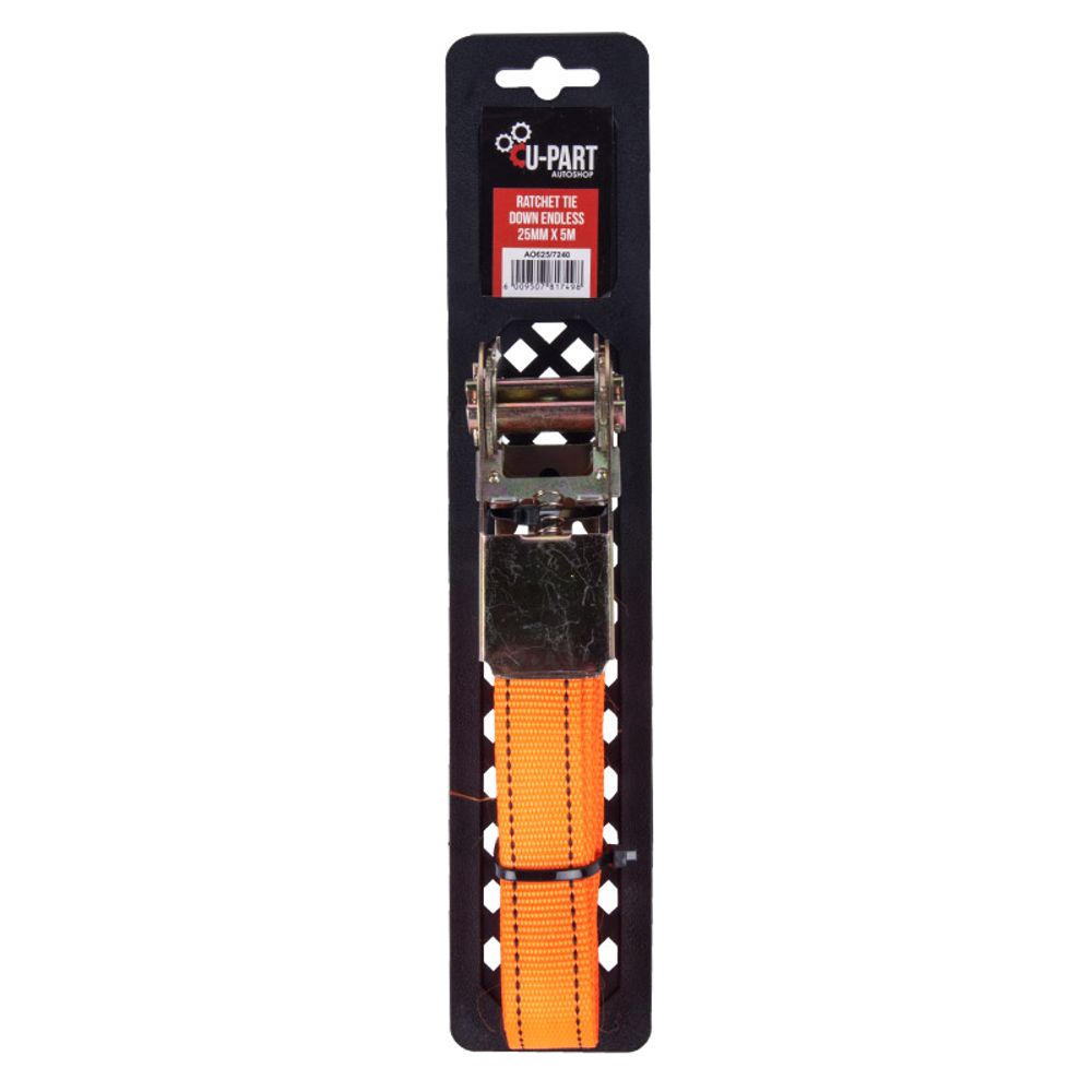 U-PART Tie Down Ratchet Endless 25mm 5m