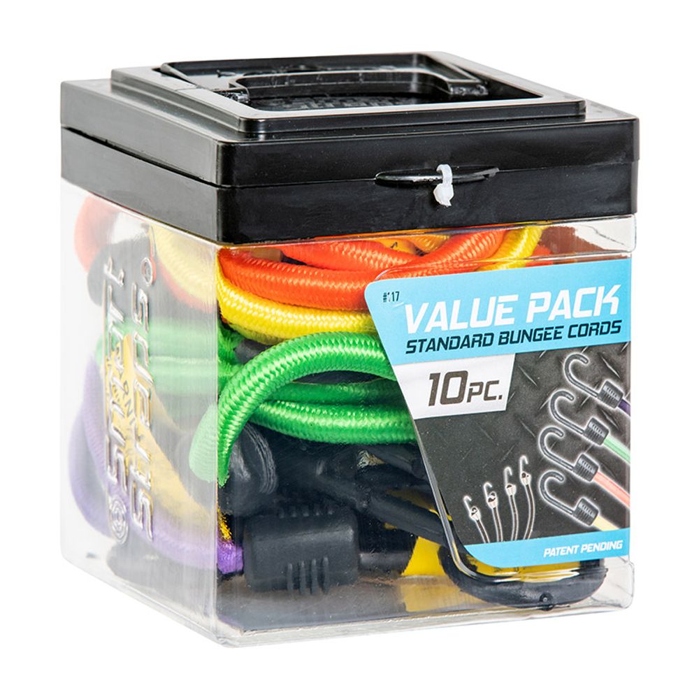 Bungee Straps Standard Assortment 10pc