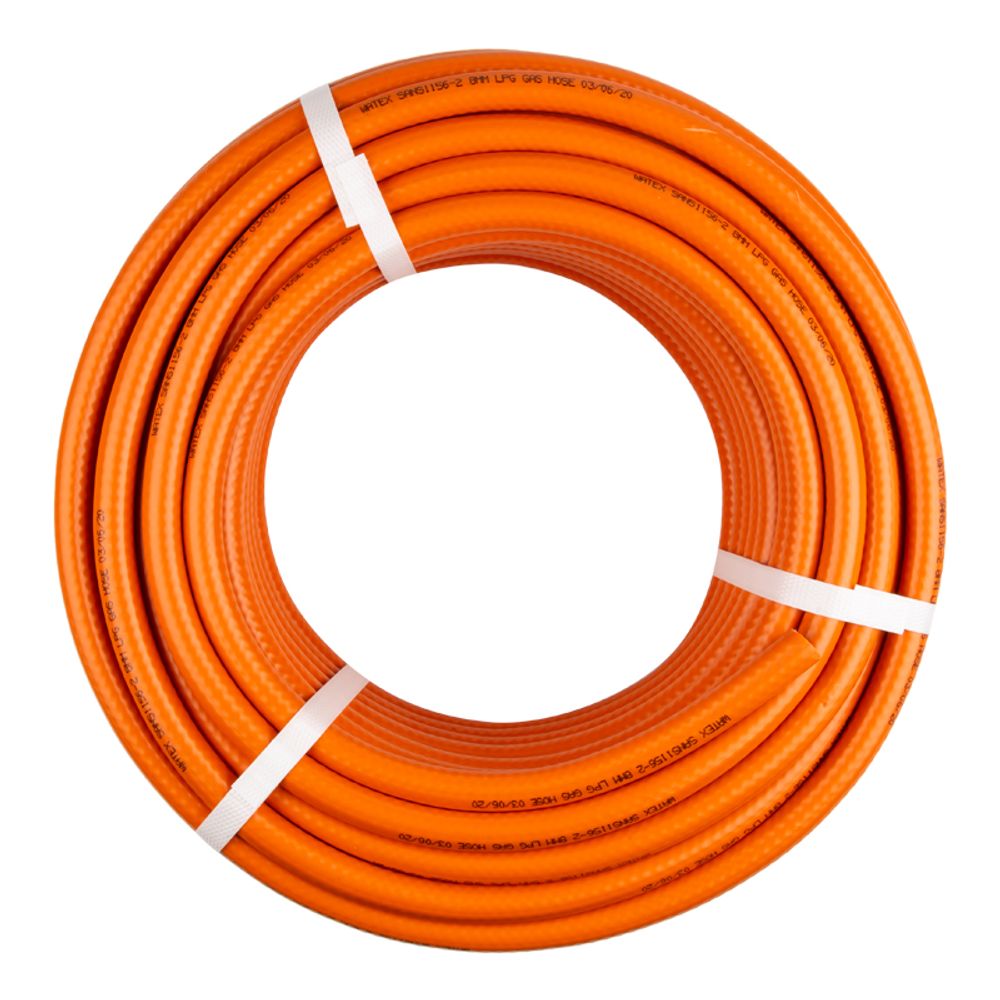 Hose Gas Sabs Orng 8mm 30m Roll Price Per Meter