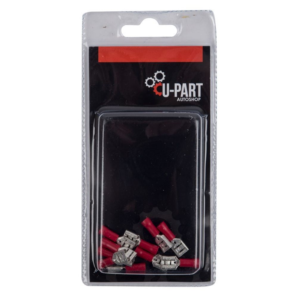 TERMINAL RED FEMALE REC PUSH ON 0.5-1.5MM KA 6.3MM