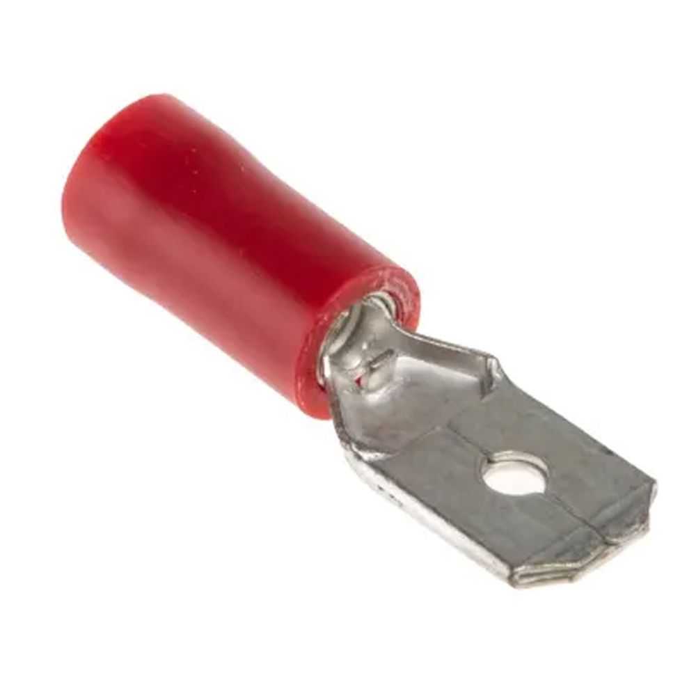 U-PART Terminal Male Tab Red 0.5-1.5mm 6.3mm Lt150