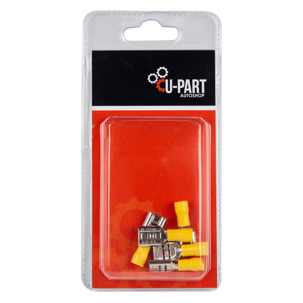 TERMINAL YELLOW FEMALE REC PUSH ON 4.0-6.0MM 9.5MM