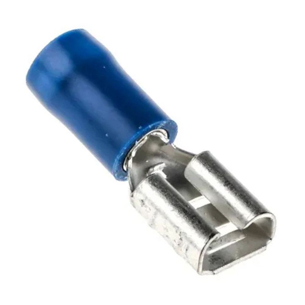 Terminal Blue Female Rec Push On 1.5-2.5mm K 7.7mm
