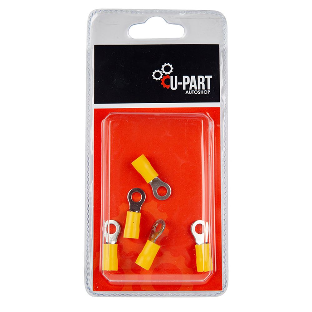 U-PART Terminal Yel Ring 4.0-6.0mm 6mm Lr40006