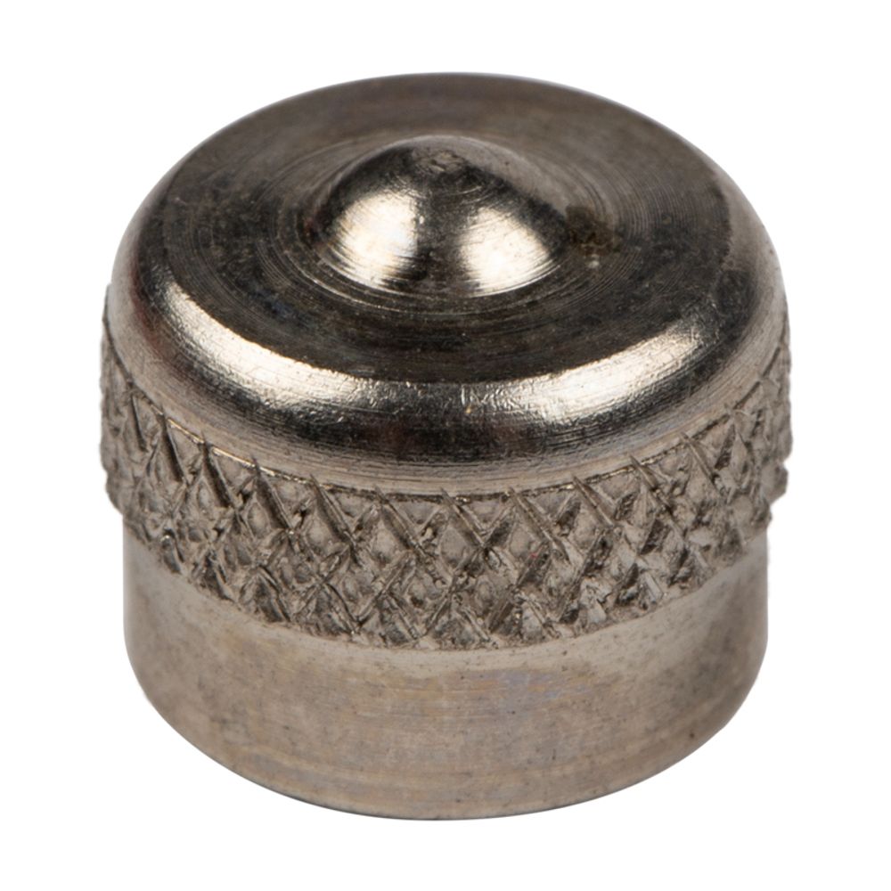 SCHRADER TYRE VALVE CAP METAL DOMED VC3