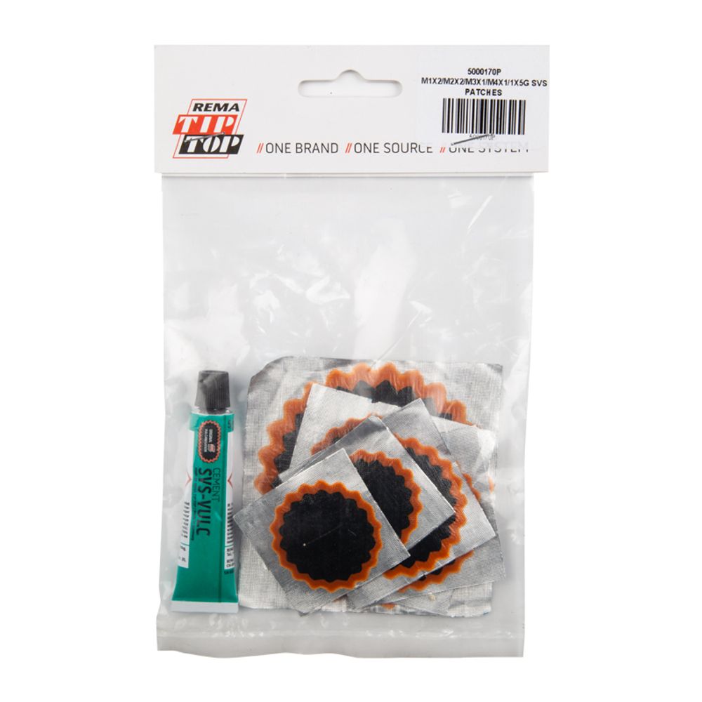 Rema Tube Patch Kit Round 2xno3.1xno4