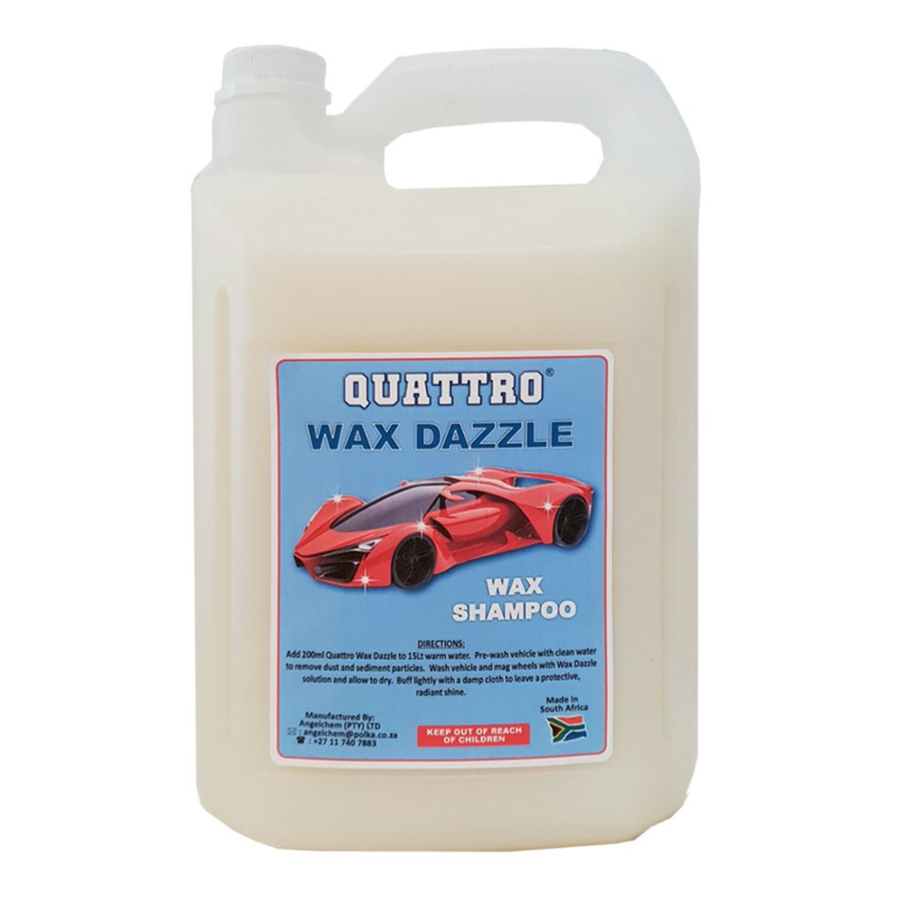 QUATTRO Wax Dazzle Car Shampoo 5l