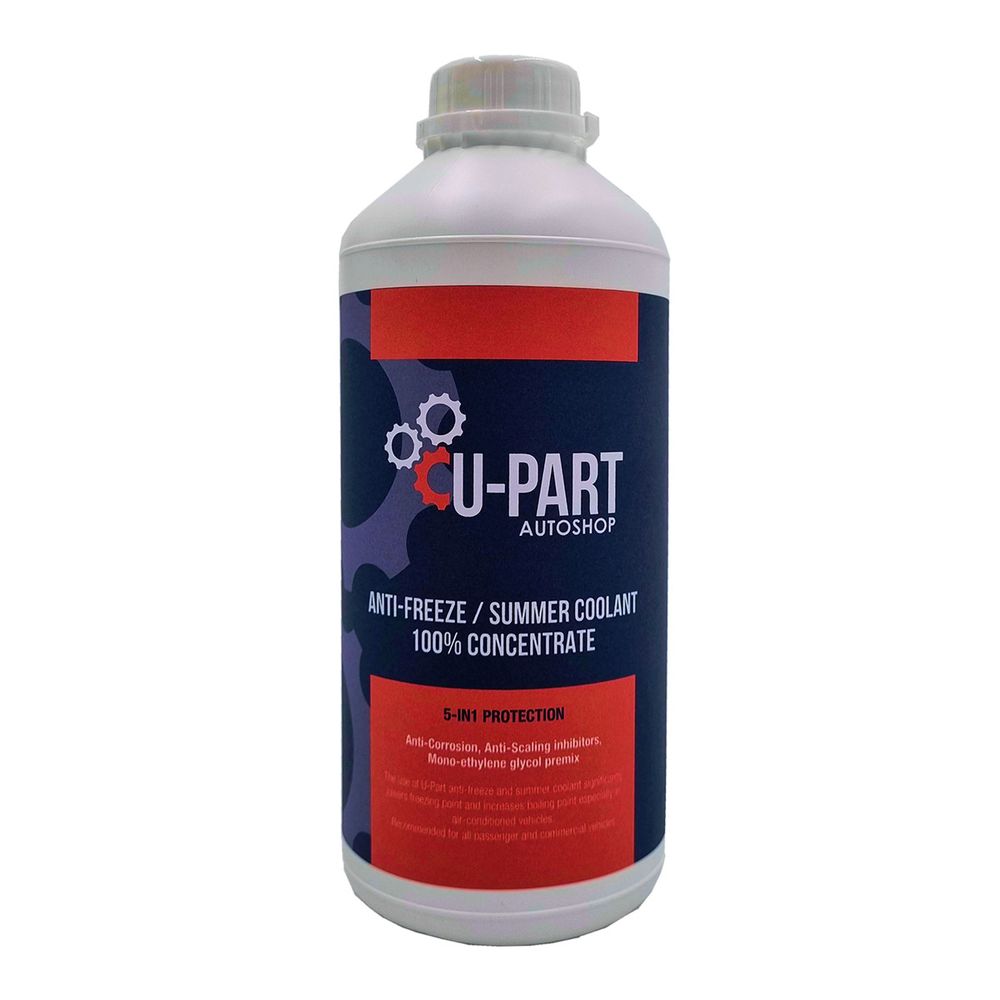 U-PART ANTI-FREEZE SUMMER COOLANT 100% 1L