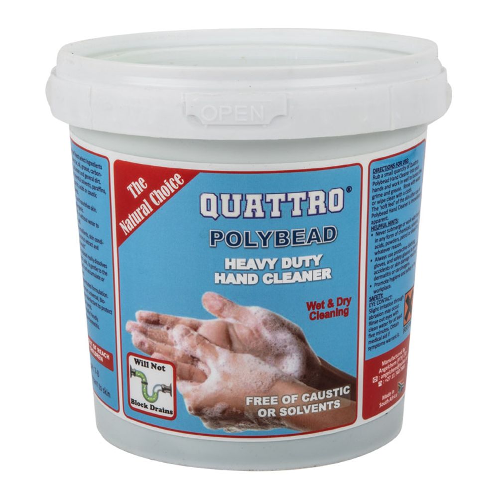 QUATTRO Hand Cleaner Poly Bead 1kg