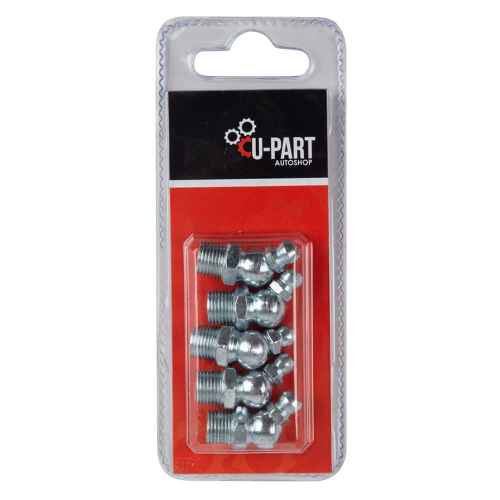 U-PART Grease Nipple 45deg 1/8inch Bspx5