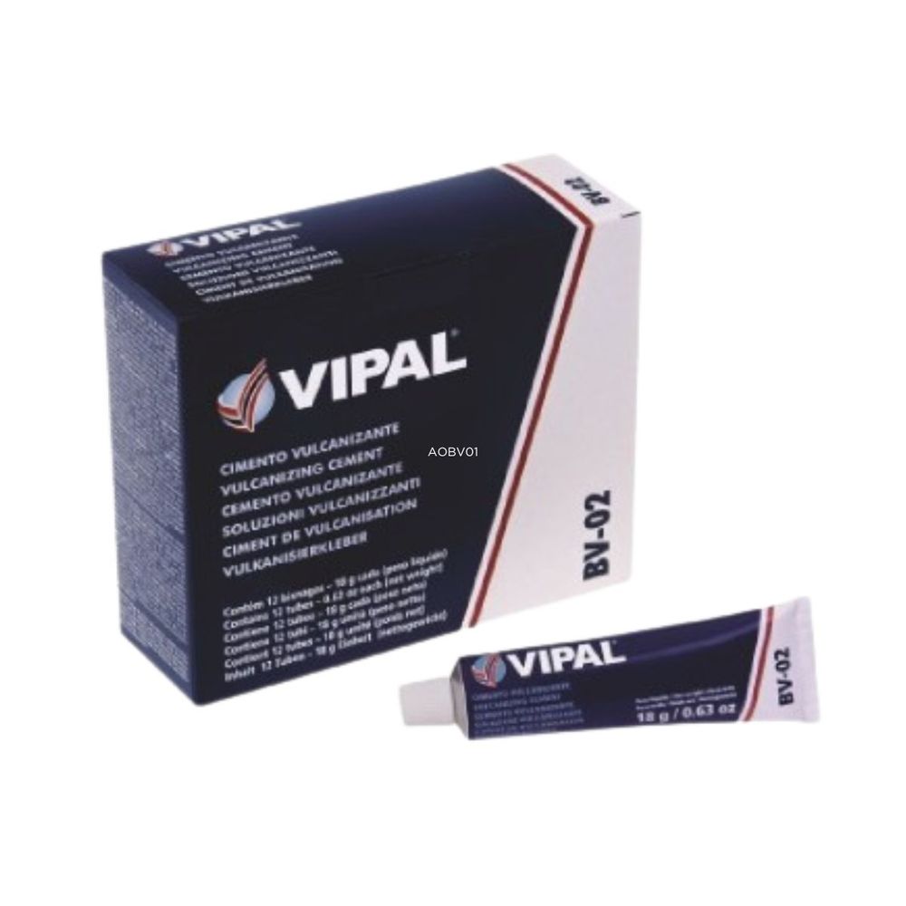 VIPAL VULCANIZING CEMENT TUBE 18G PRICE EACH