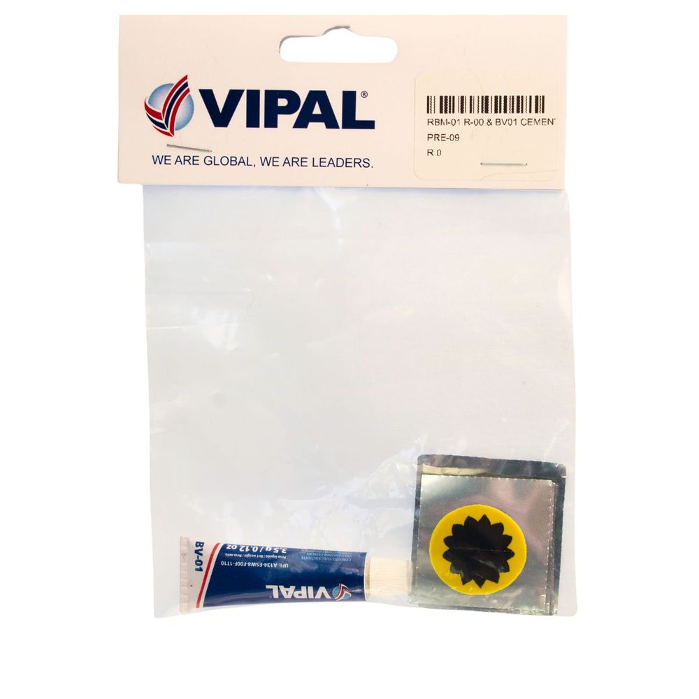 VIPAL Tube Patch And Cement Pre Pack Of 5 + 1