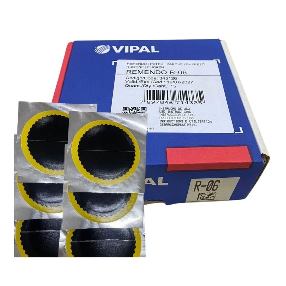 VIPAL ROUND TUBE PATCH 120MM PRICE PER EACH