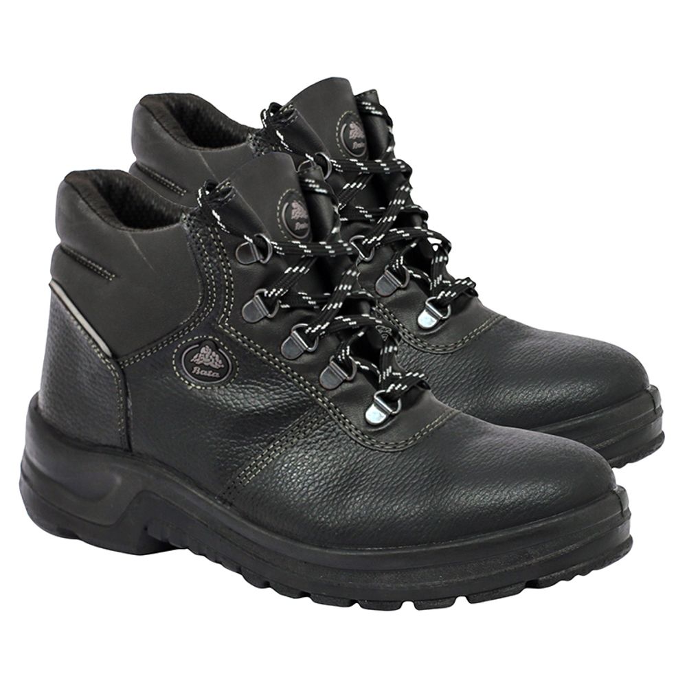 BATA ATLANTIC SAFETY BOOT BLK (SABS) SIZE 9