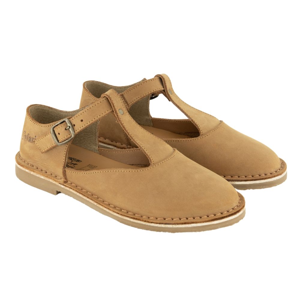 BATA SAFARI MABIBI TAN LADIES SHOE SIZE 3