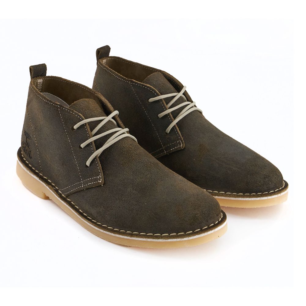 Bata Safari Expedition Waxy Olive Men Size 6