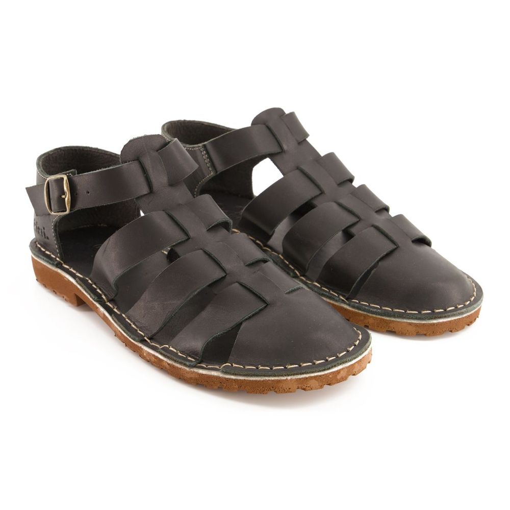 BATA SAFARI MENS SANDAL CLOSE TOE BLACK SIZE 12