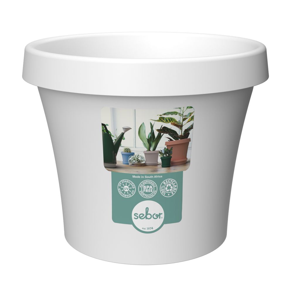 SEBOR SUPER POT 15CM WHITE WATER