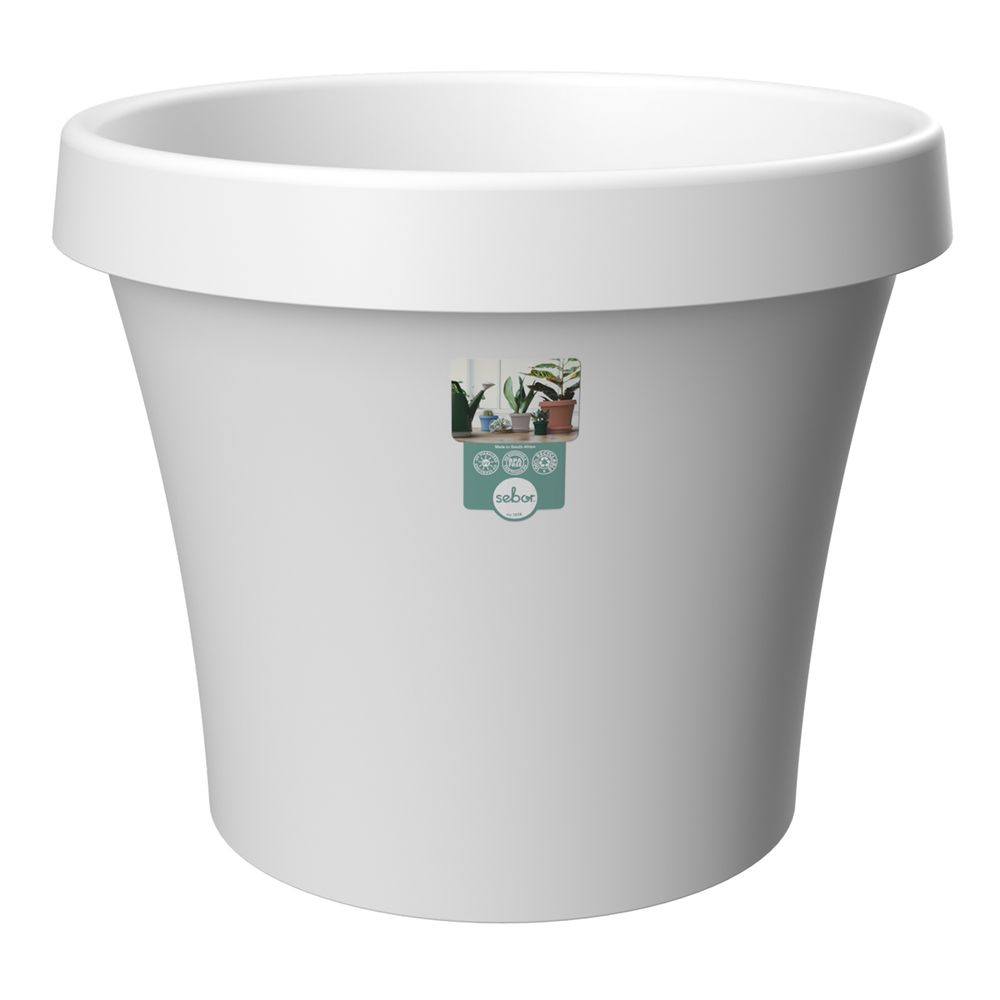 SEBOR SUPER POT 35CM WHITE WATER