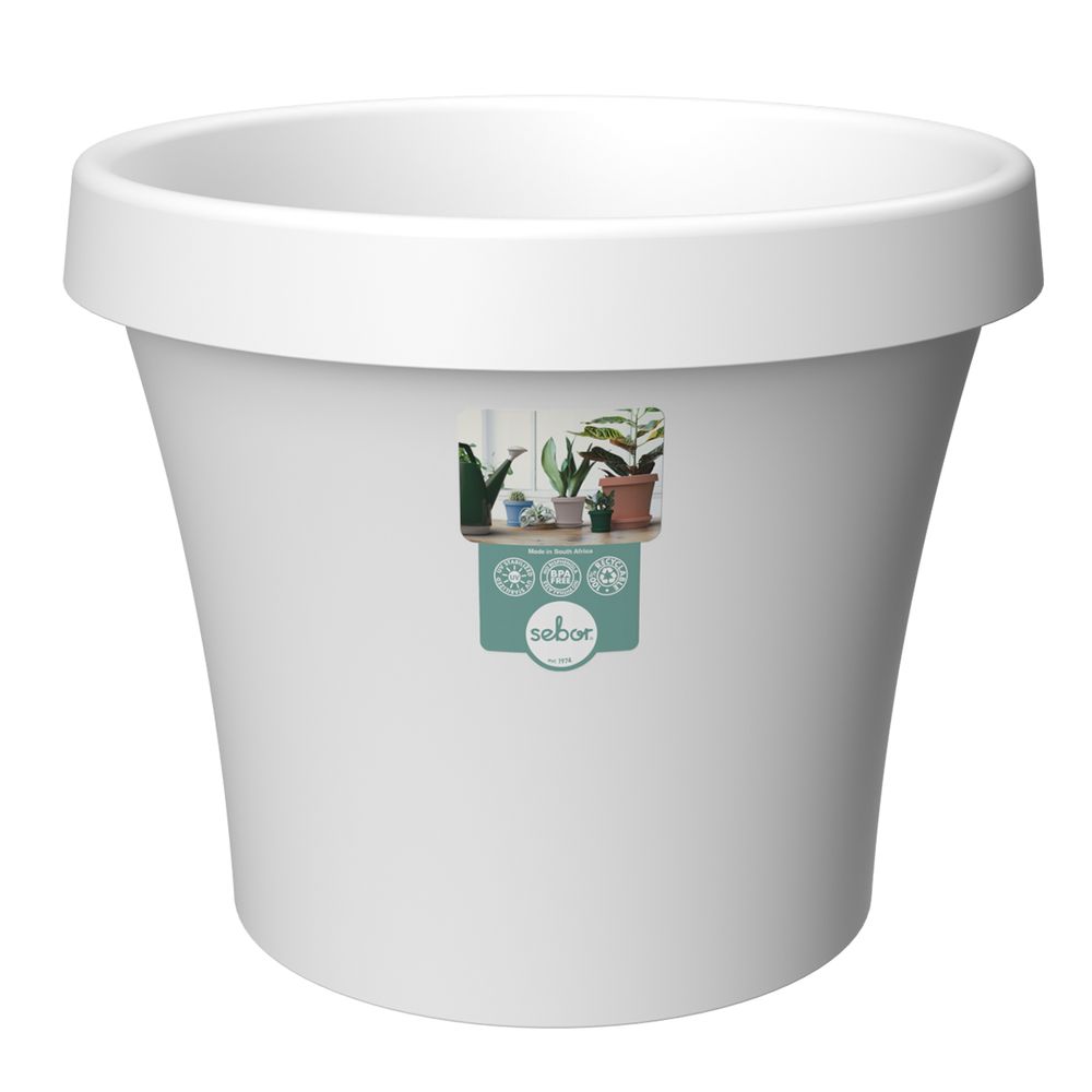 SEBOR SUPER POT 25CM WHITE WATER