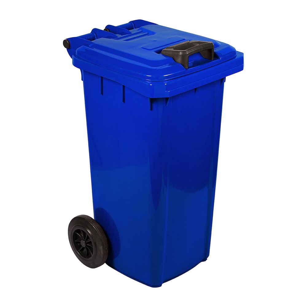 REFUSE WHEELY BIN NON SABS VIRGIN BLUE 80L