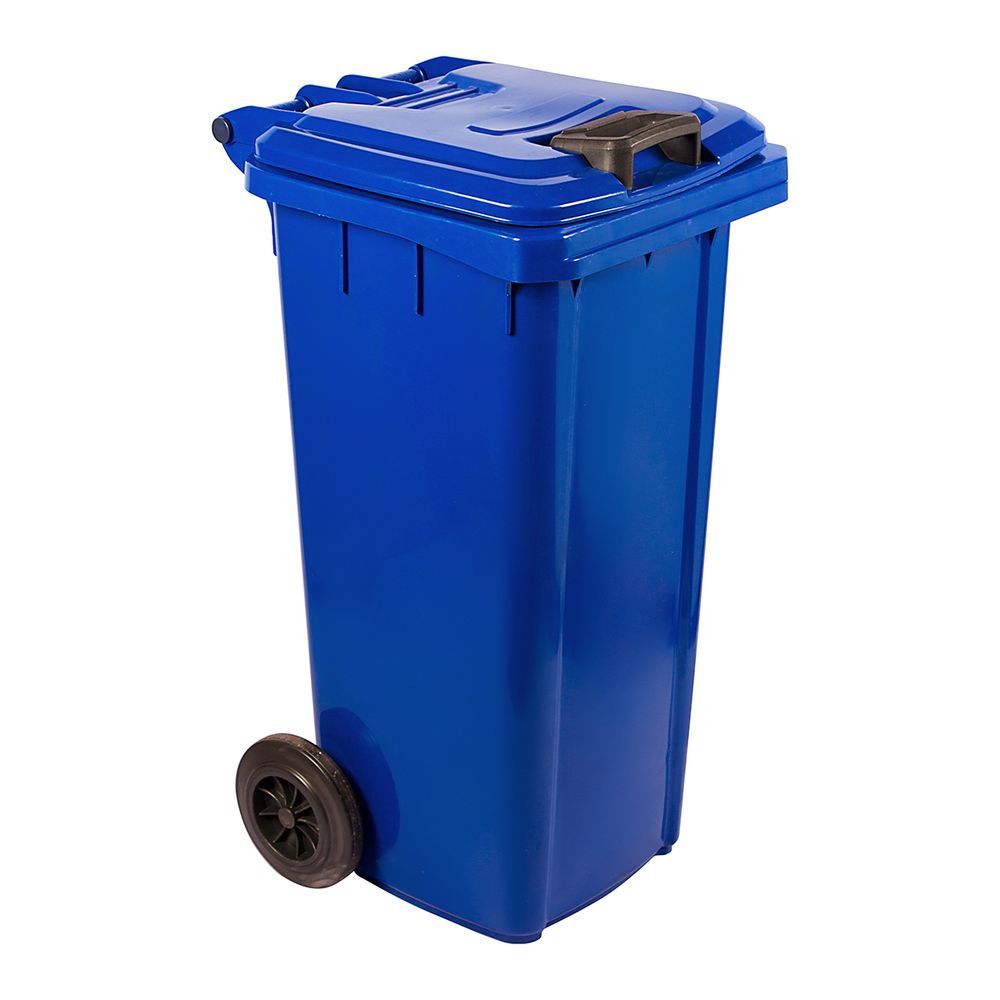 REFUSE WHEELY BIN NON SABS VIRGIN BLUE 120L