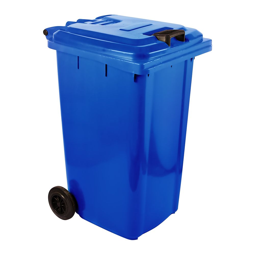 REFUSE WHEELY BIN NON SABS RECYC VIRGIN BLUE 240L