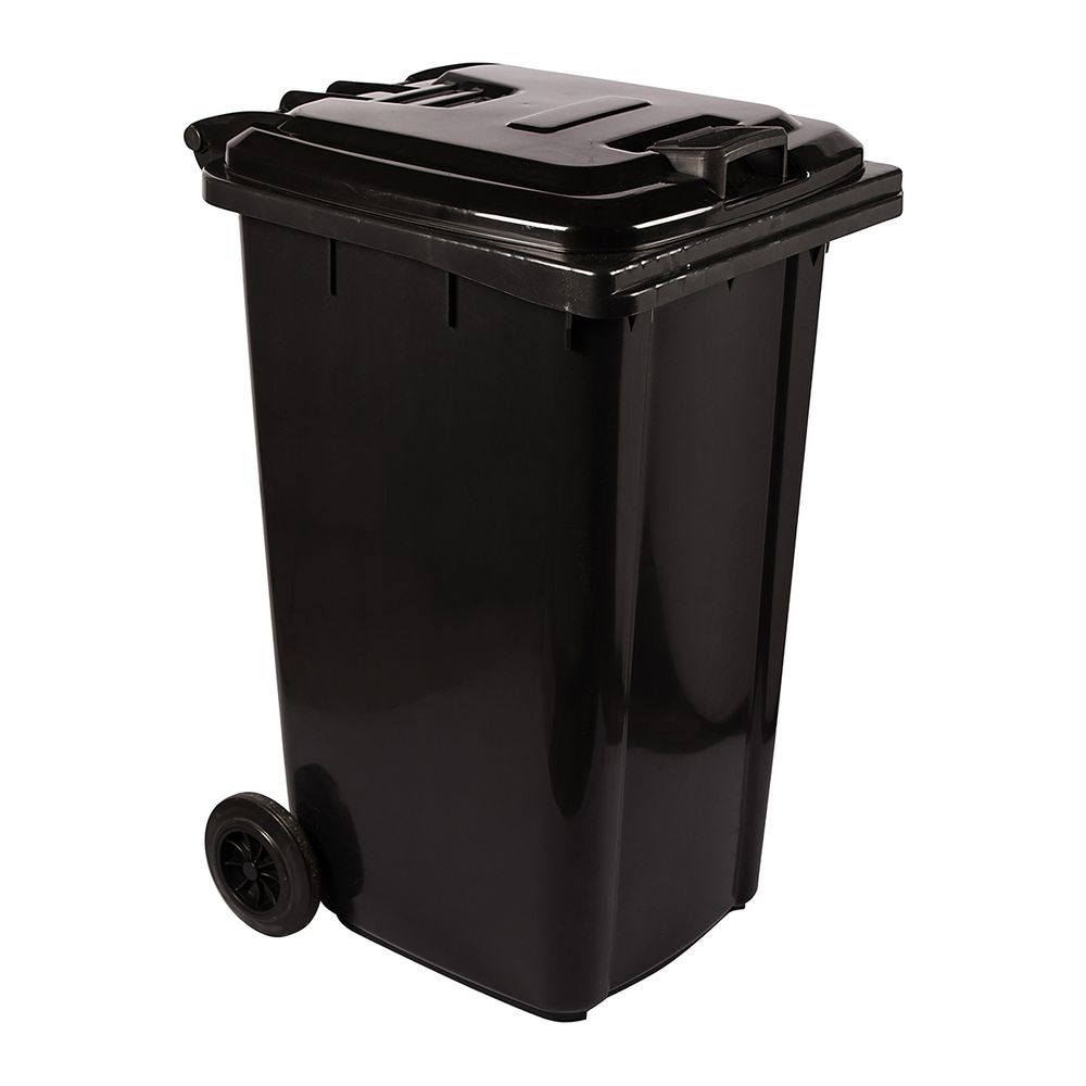 REFUSE WHEELY BIN SABS HDPE BLACK 240L