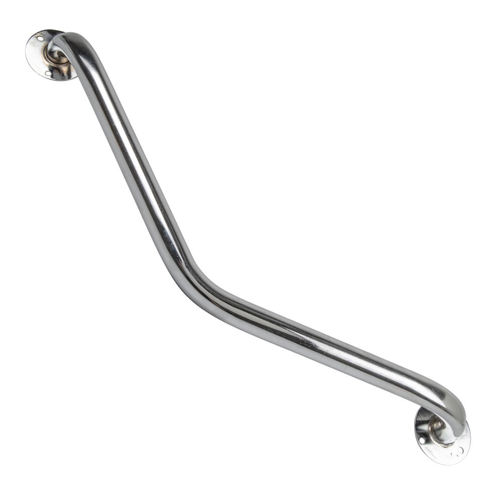 DISABLED GRAB RAIL CHROME PLATED DOG LEG