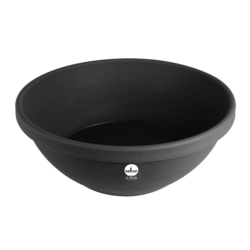 SEBOR SOLAR DISH WITH GRID ST 35CM CHARCOAL