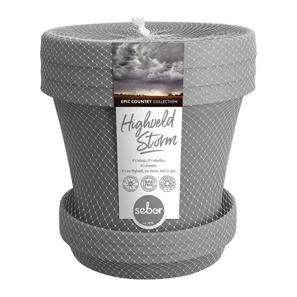 SEBOR SUPER POT & SCR ST 15CM X 3 HIGHVELD STORM