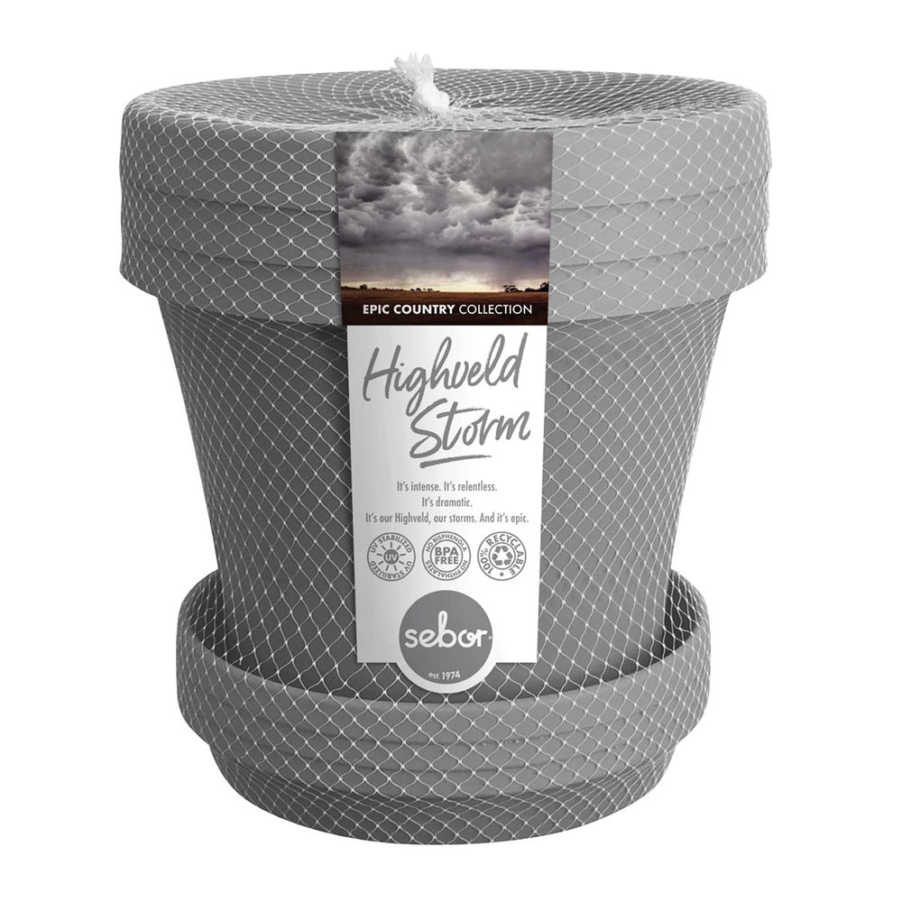 SEBOR SUPER POT & SCR ST 30CM X 3 HIGHVELD STORM