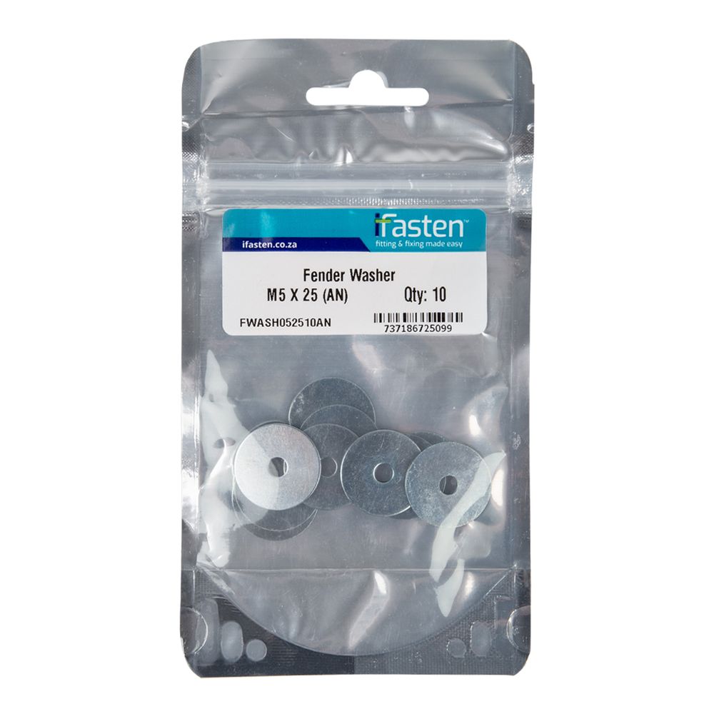 IFASTEN Washer Fender M5x25mm 10 Pp
