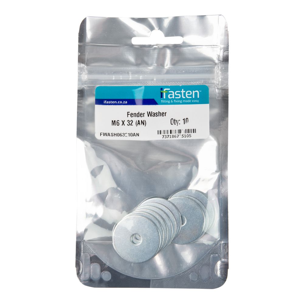 IFASTEN Washer Fender M6x32mm 10 Pp
