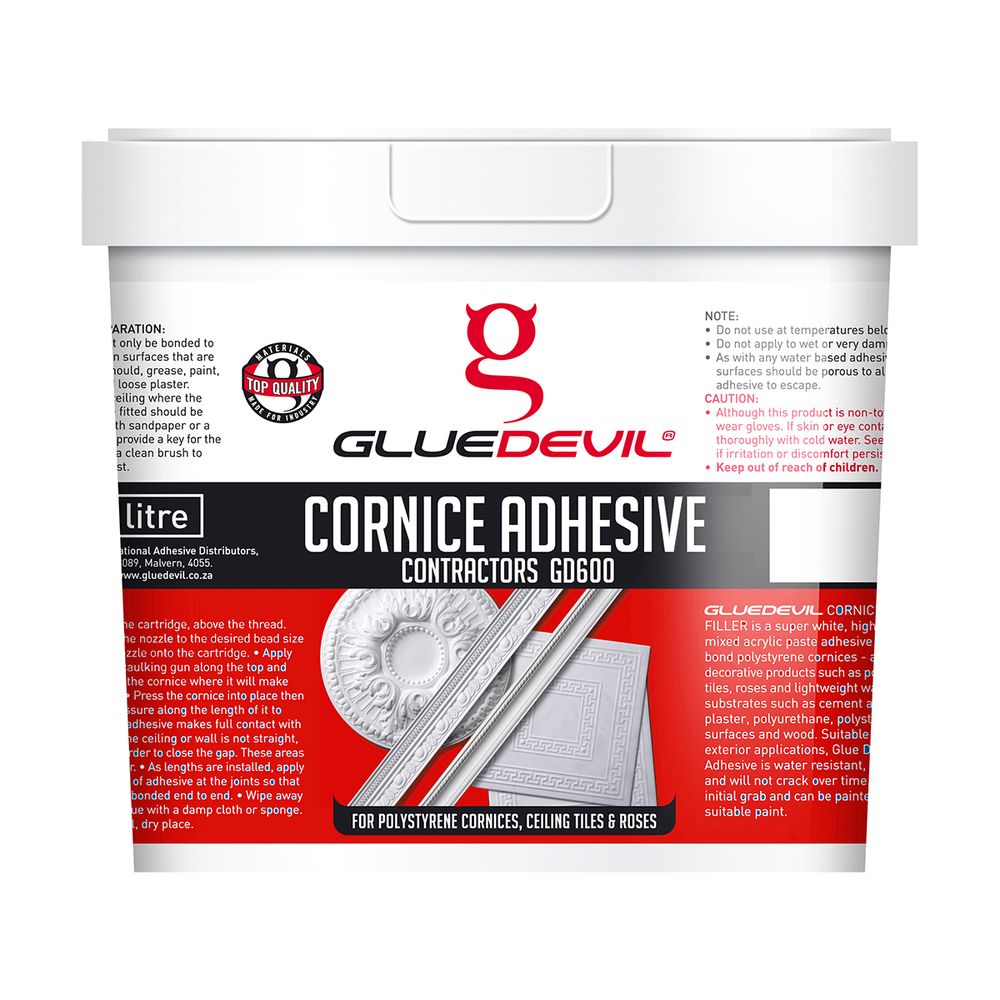 GLUEDEVIL Cornice Adhesive Contractor 5lt