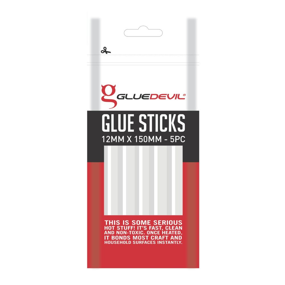 GLUEDEVIL GLUE STICKS 8MM X 100MM 7 STICKS