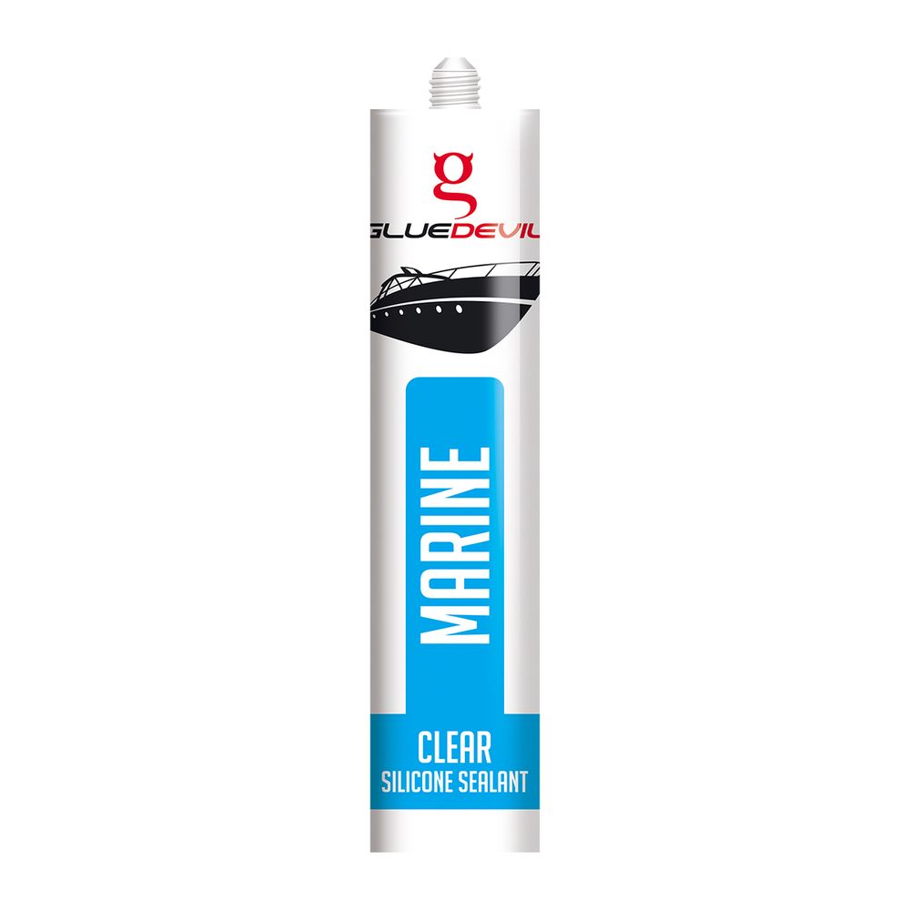 GLUEDEVIL SILICONE MARINE CLEAR 280ML