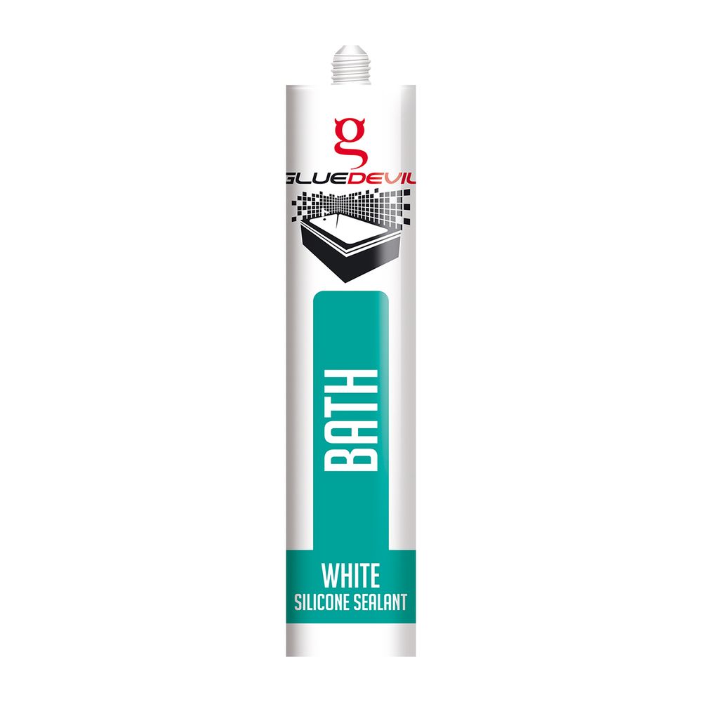 GLUEDEVIL SILICONE BATH WHITE 280ML