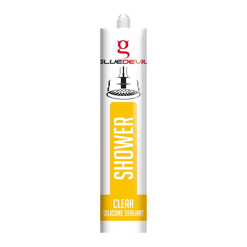 GLUEDEVIL SILICONE SHOWER CLEAR 280ML