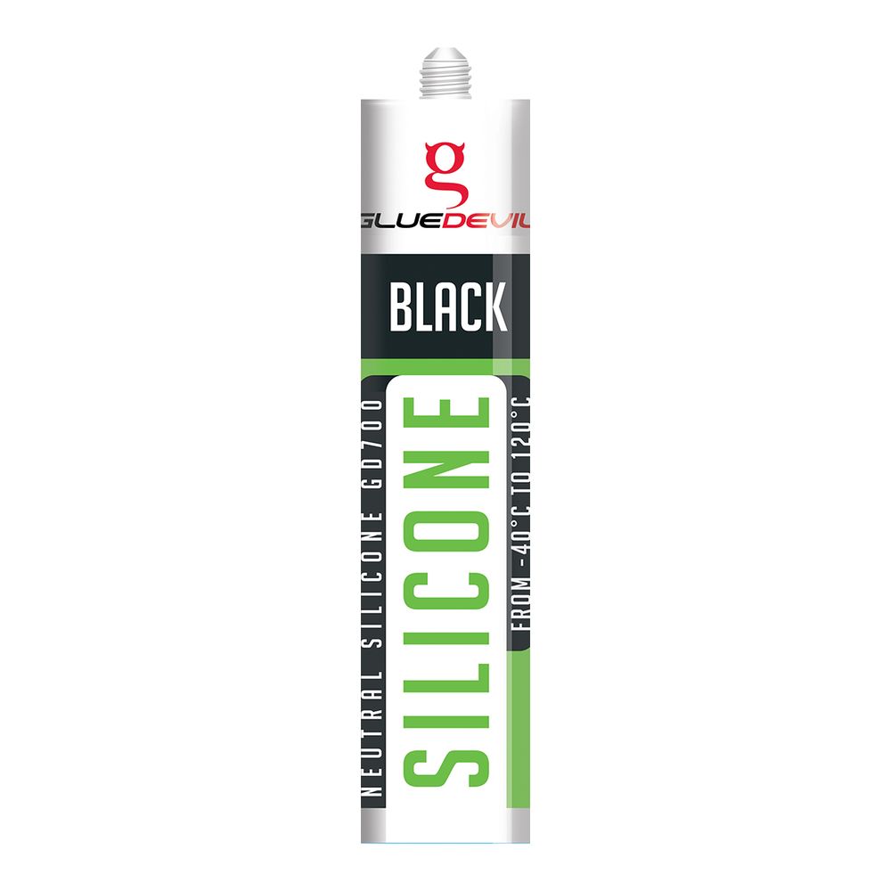 GLUEDEVIL SILICONE NEUTRAL BLACK 280ML