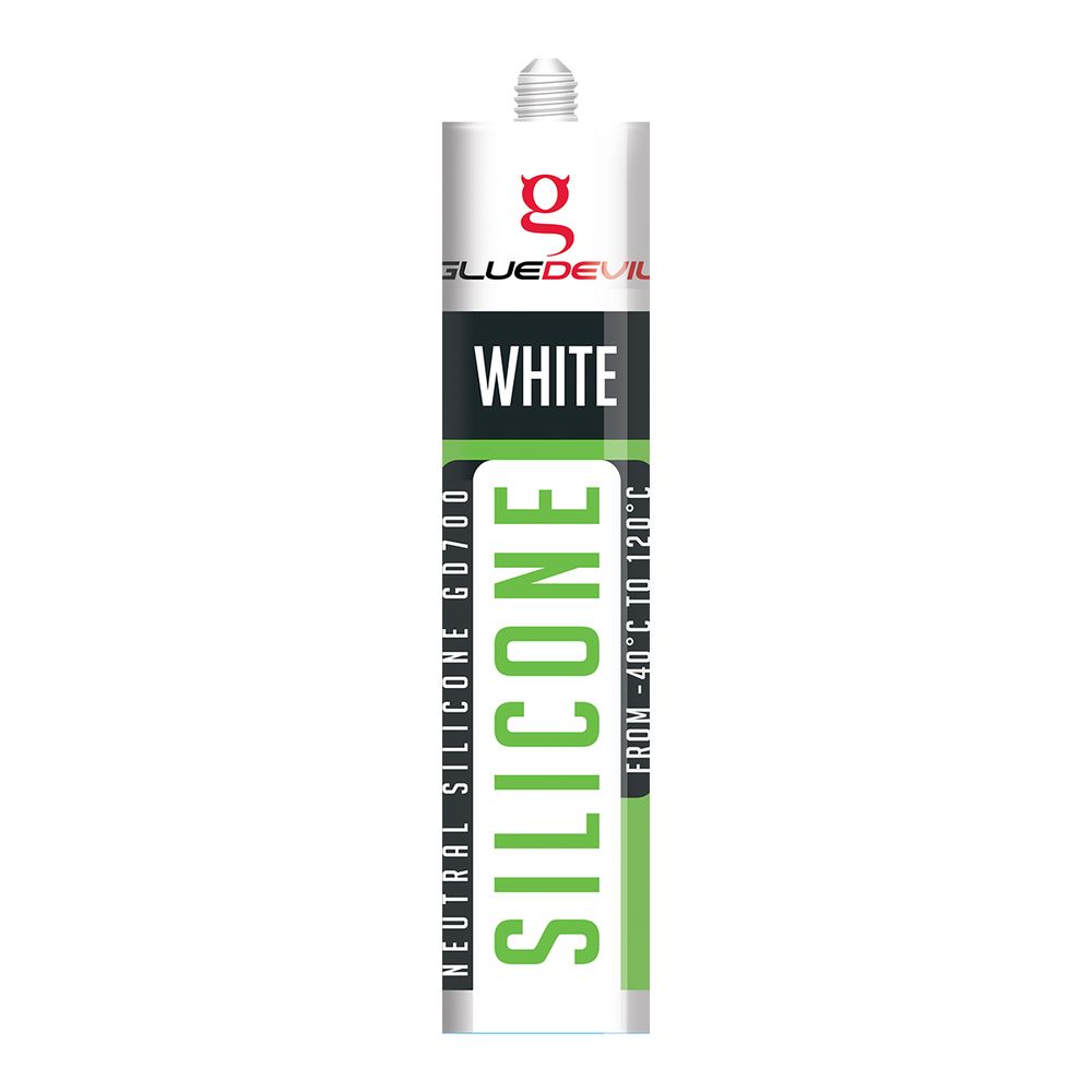 GLUEDEVIL SILICONE NEUTRAL WHITE 280ML