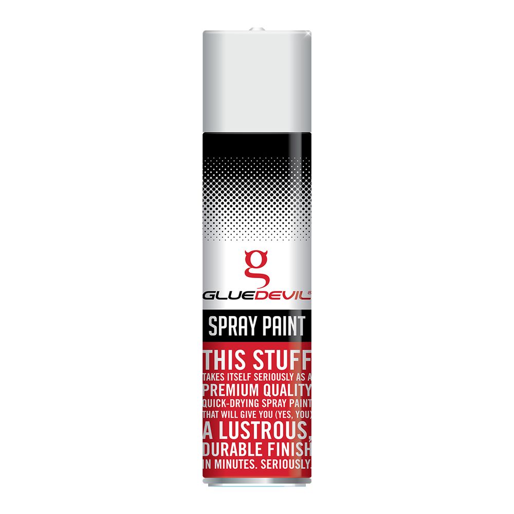 GLUEDEVIL SPRAY PAINT 300ML APPLIANCE WHITE