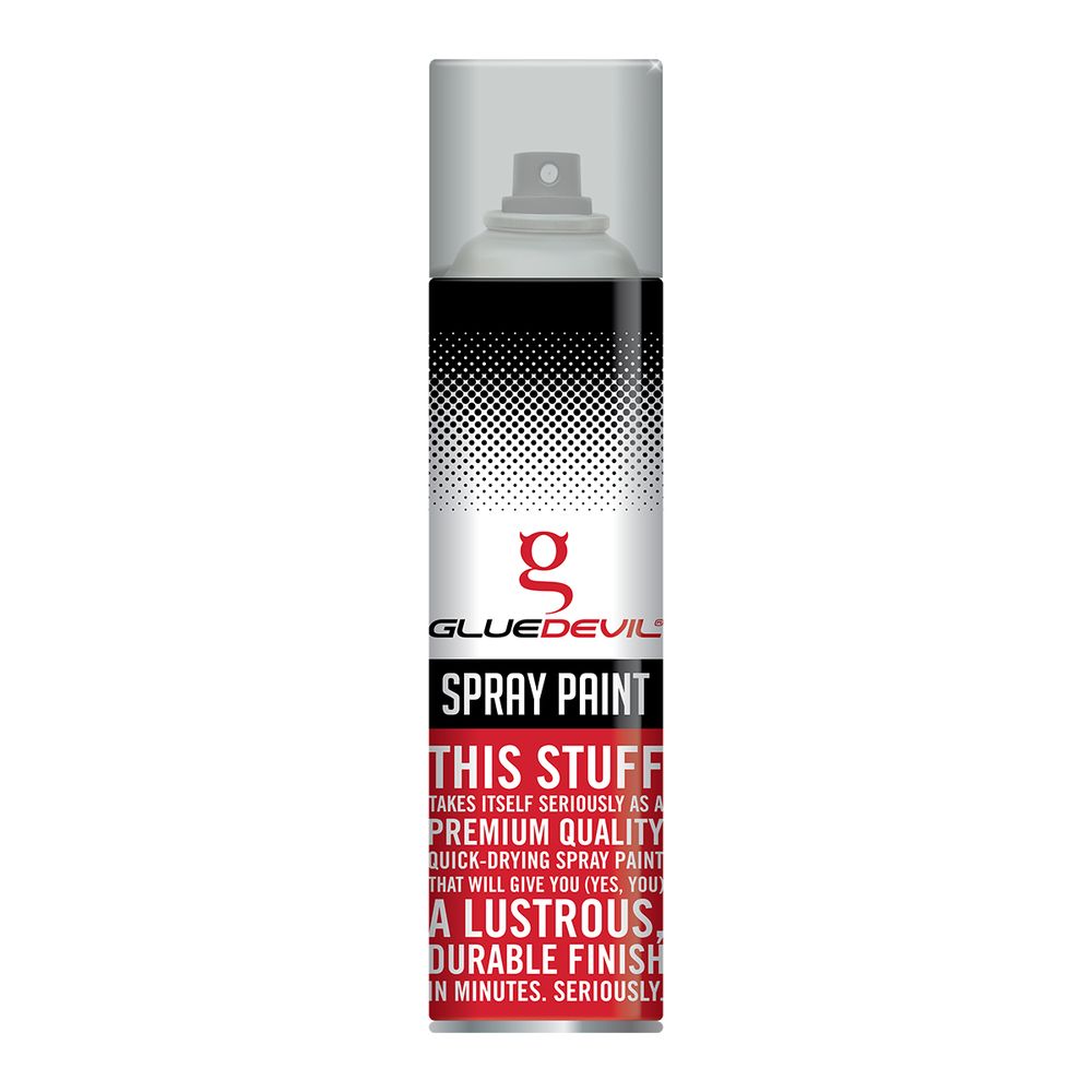 GLUEDEVIL SPRAY PAINT 300ML CLEAR LACQUER