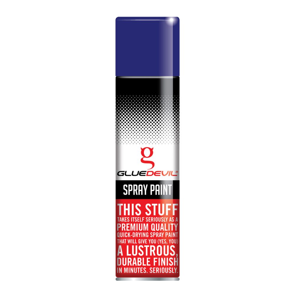 GLUEDEVIL SPRAY PAINT 300ML NAVY BLUE
