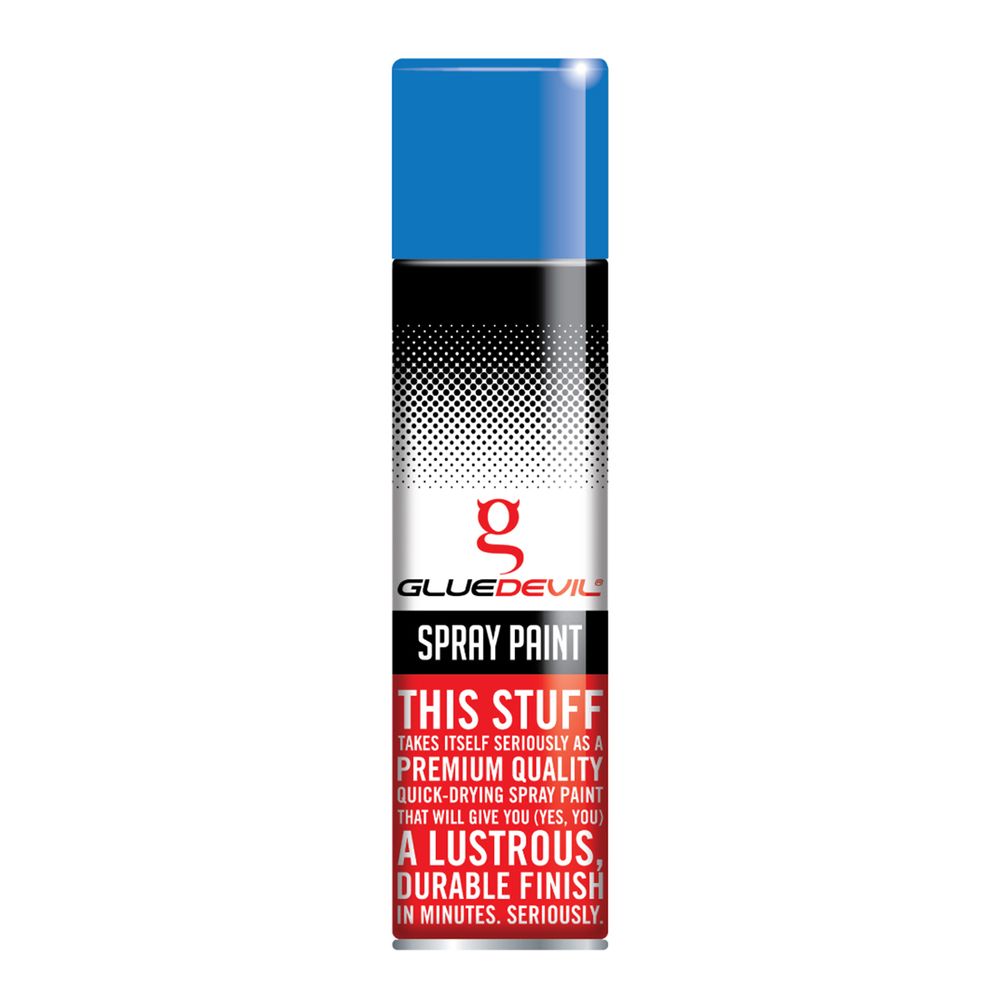 GLUEDEVIL SPRAY PAINT 300ML OCEAN BLUE