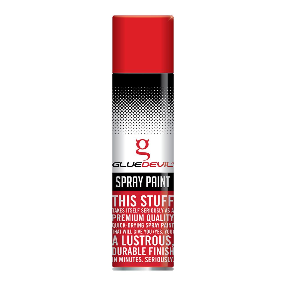 GLUEDEVIL SPRAY PAINT 300ML SIGNAL RED