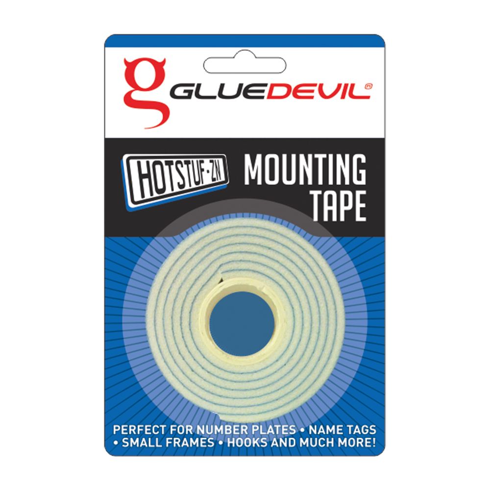 GLUEDEVIL D/SIDED MOUNTING TAPE 1.5MMX18MMX1M