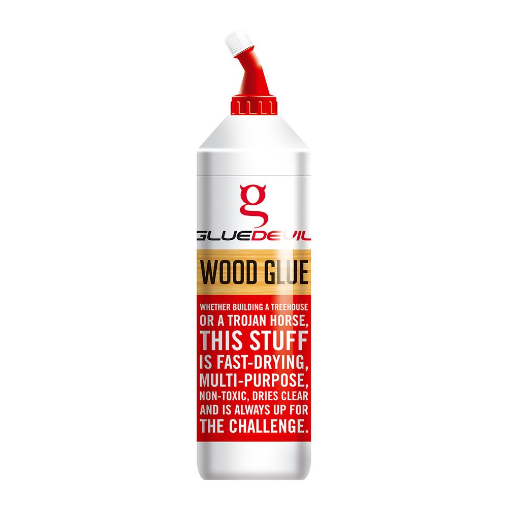 GLUEDEVIL WOOD GLUE BOTTLE 1LT
