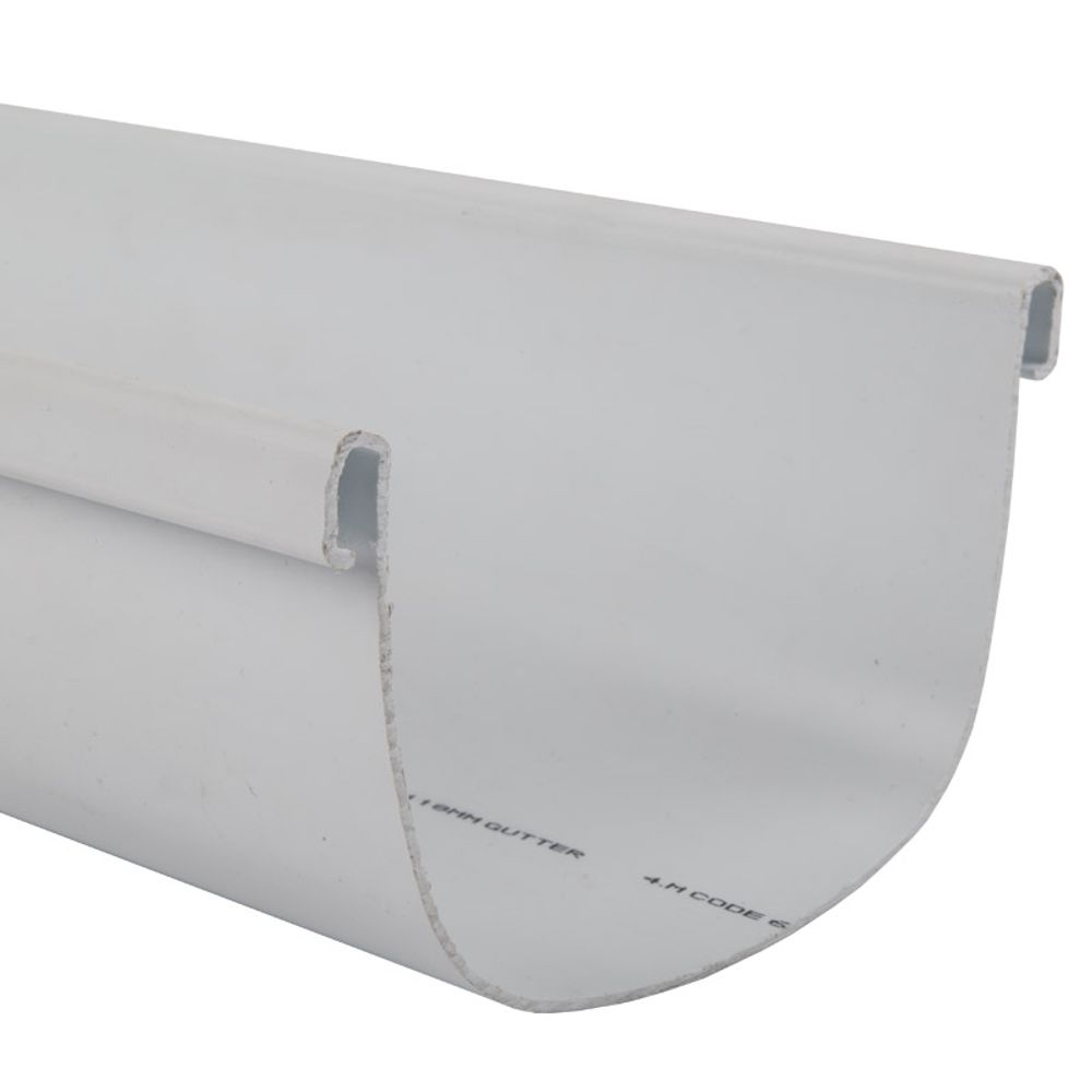 Pvc Gutter D-shape 4.0m