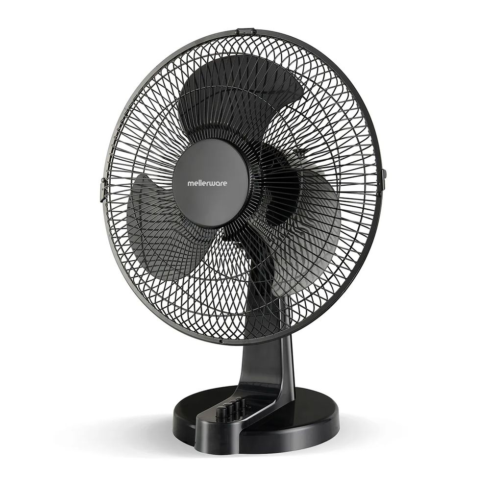 MELLERWARE FAN DESKTOP PLASTIC 35W 30CM BLACK
